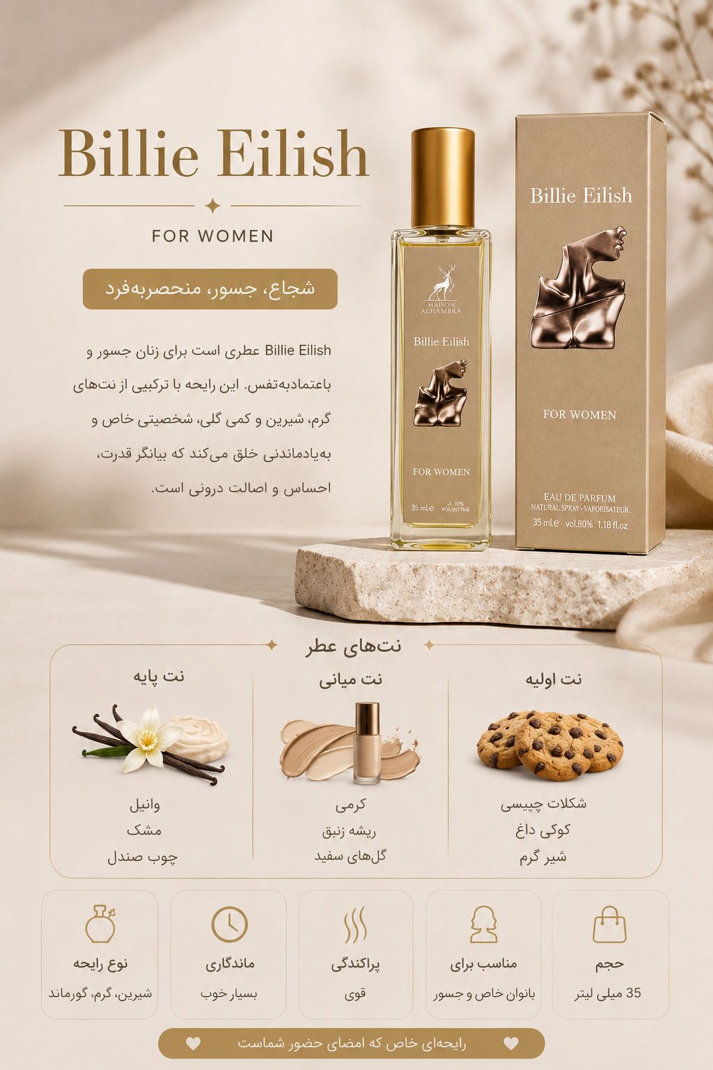 عطر ۳۵ میلی بیلی ایلیش