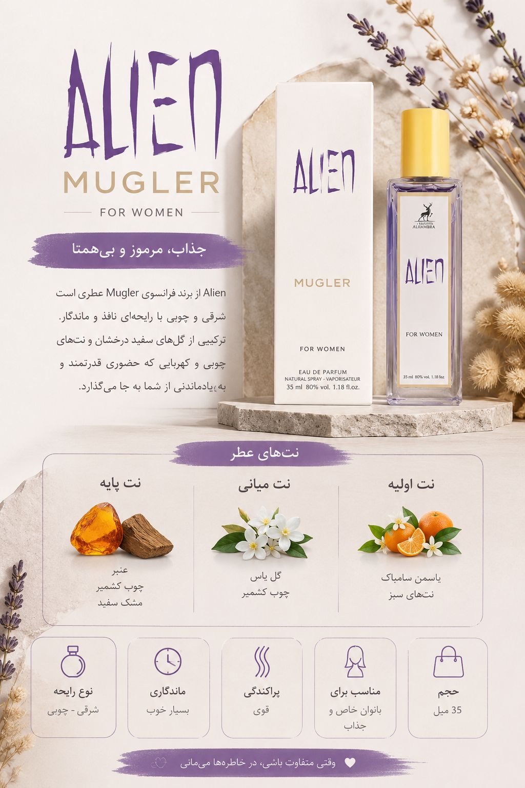 عطر ۳۵ میلی الین
