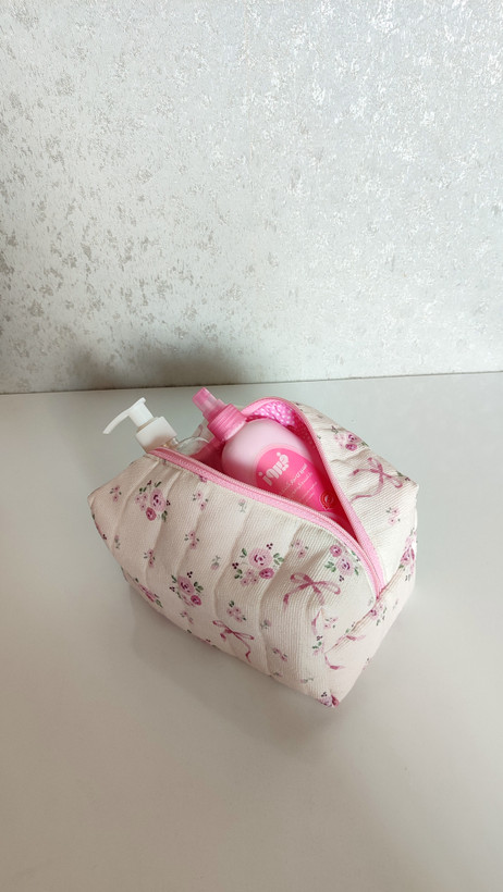 میکاپ بگ گل و پاپیون صورتی🎀🌸